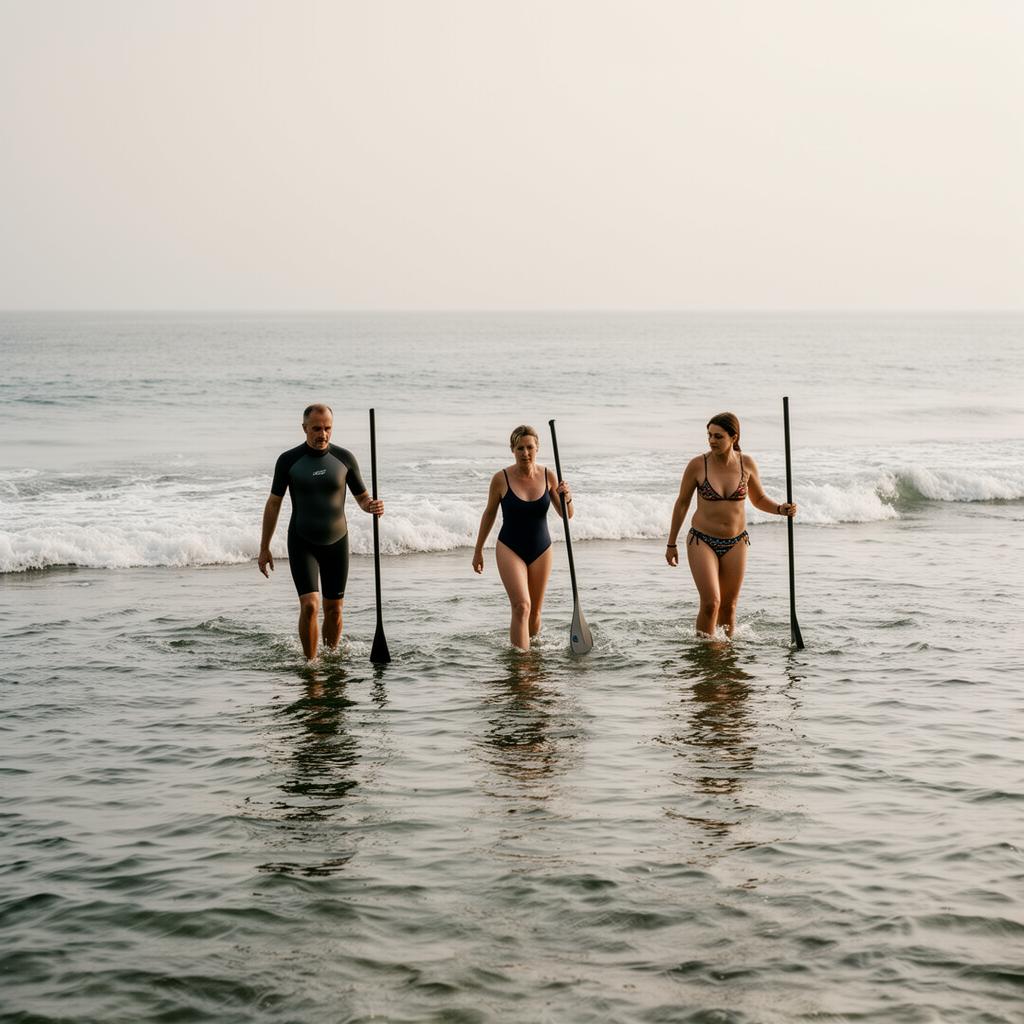 Photographe longe-côte au Pays Basque dans l'océan
