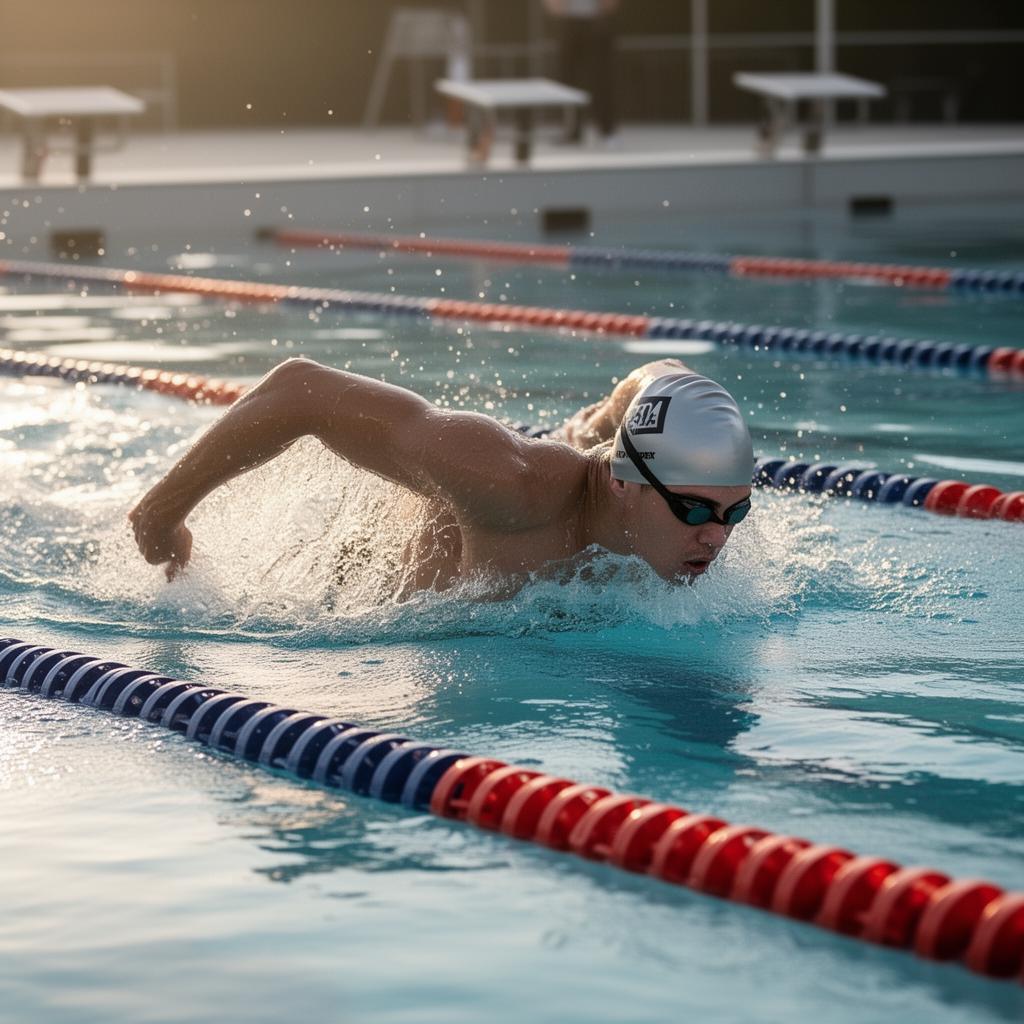 Entraînement natation enfant