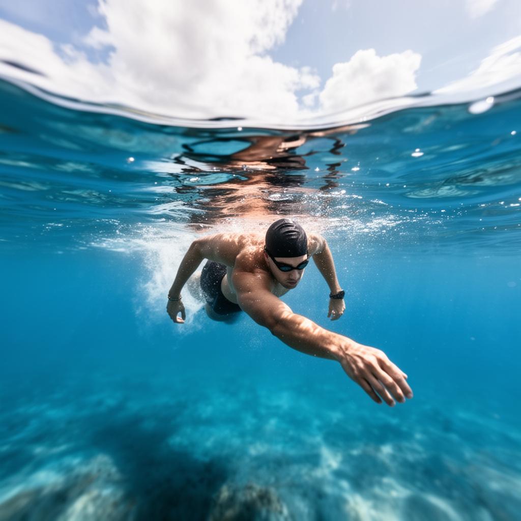 Vue split-underwater