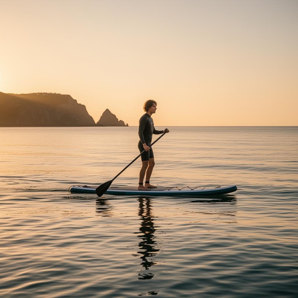 Shooting paddle au Pays Basque